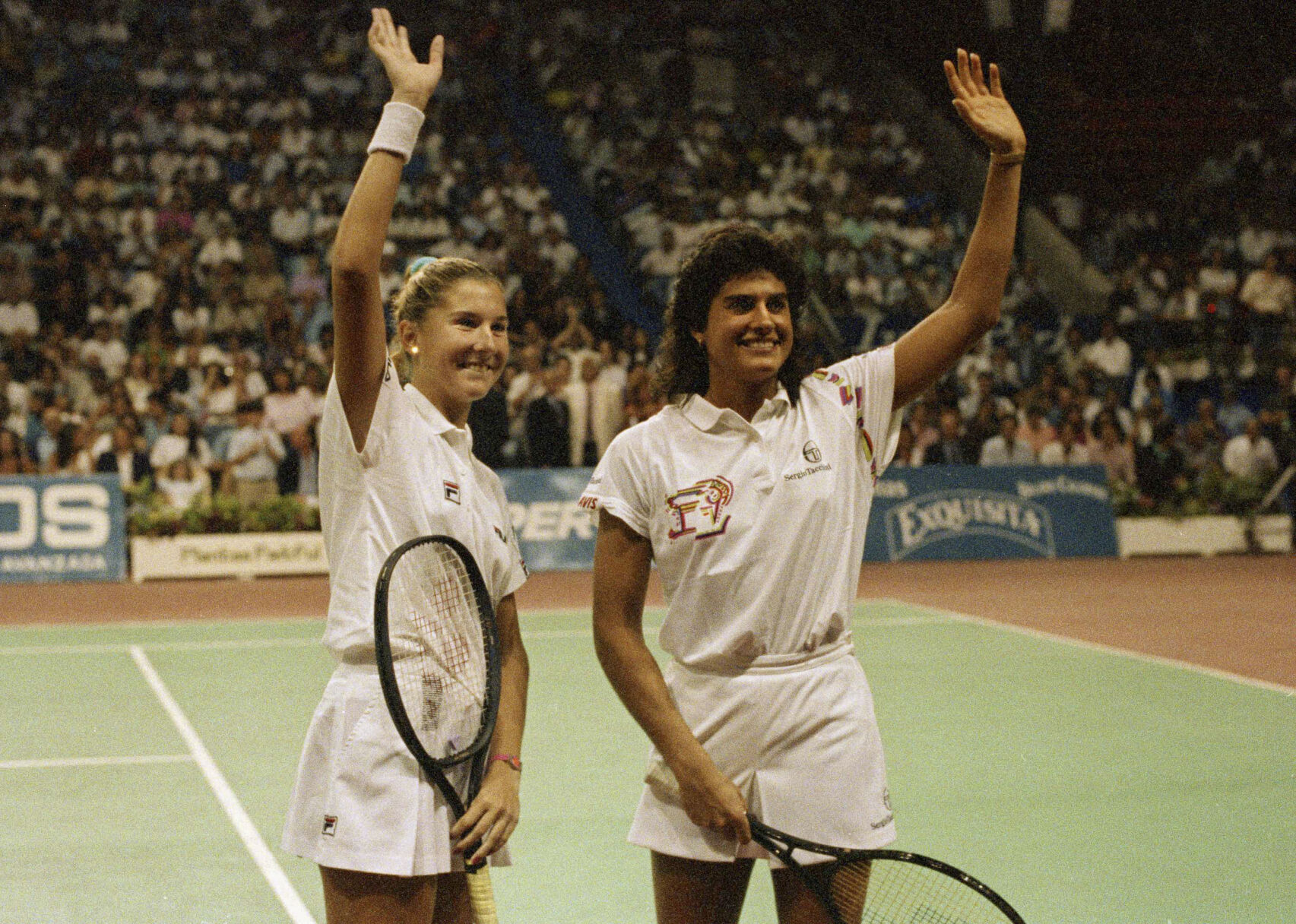 1990: Monica Seles captures first five-set women’s match since 1901